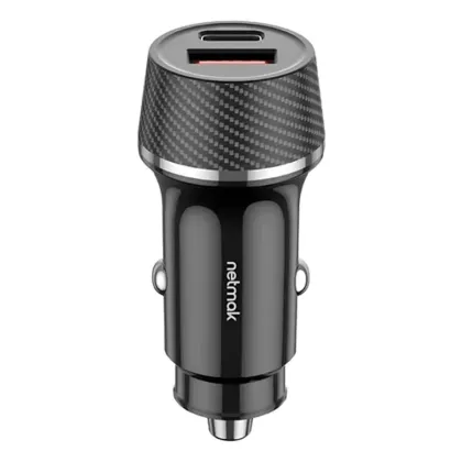 Cargador 12v para Celular Auto a Usb Dual 48W NM-UCC12 Netmak