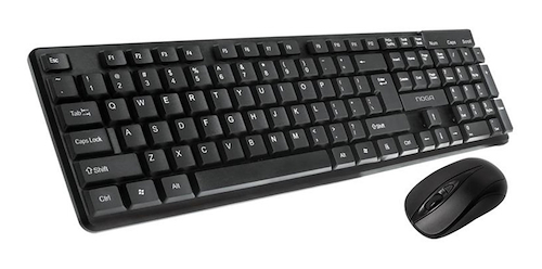 Teclado y Mouse Inalambrico S5500 Noga