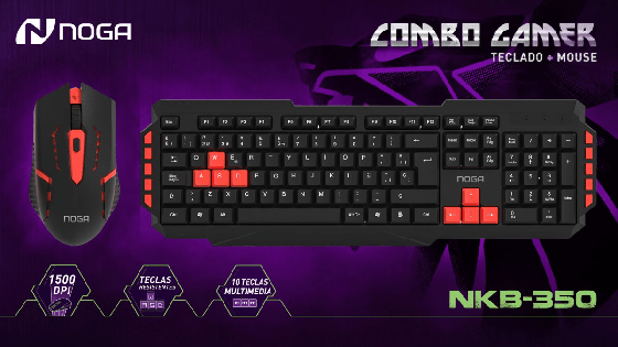Teclado y Mouse Gamer NKB350 Noga
