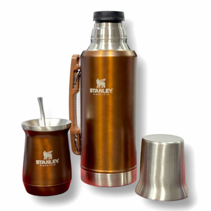 Termo Stanley 1.2 Litro + Mate Grande + Bombilla