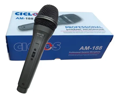 Microfono Profesional Cableado AM-188 Ciclos