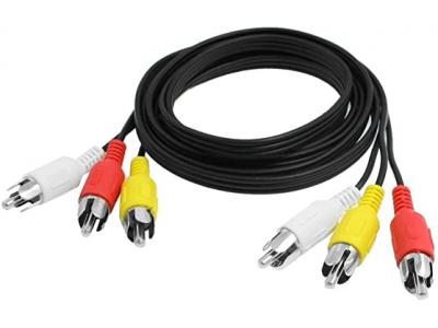 Cable de Audio y Video Rca 1.80 Mts