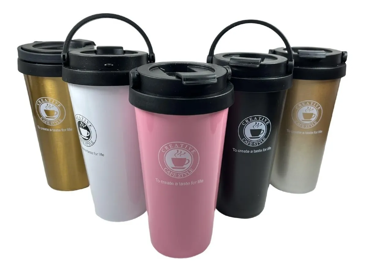 Vaso Termico Coffe 500 Ml Con Manija