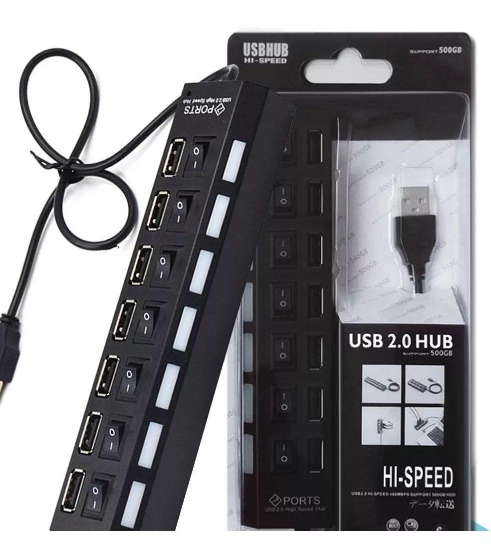 Hub USB x 7 Puertos