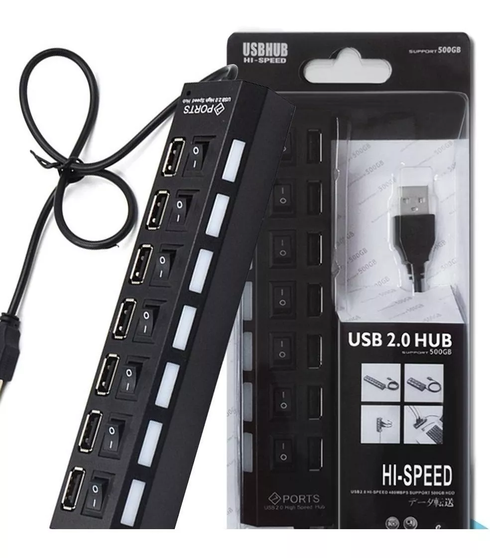 Hub USB x 4 Puertos