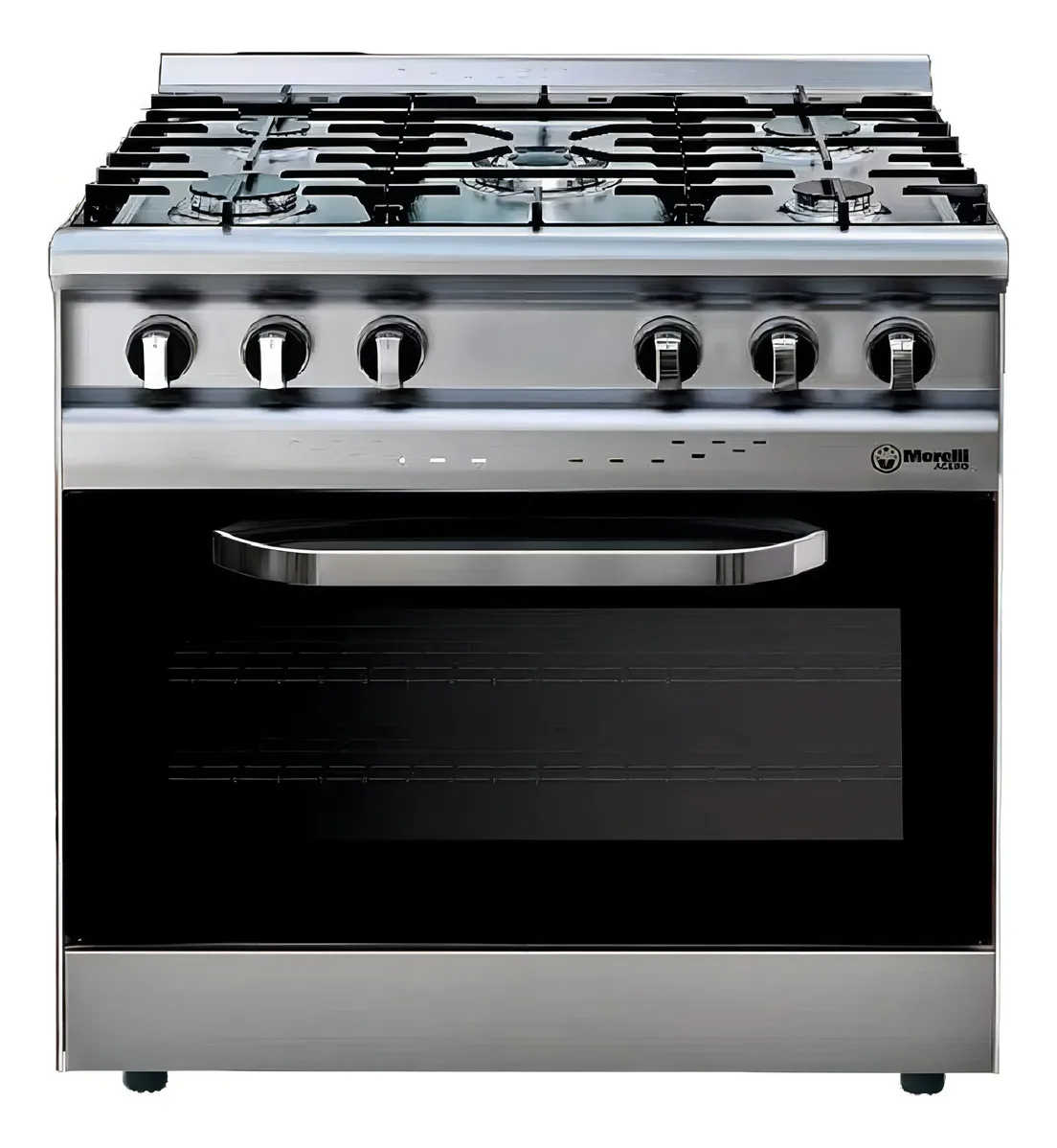 Cocina Industrial Acero Inoxidable 5 Hornallas Multi Gas Morelli