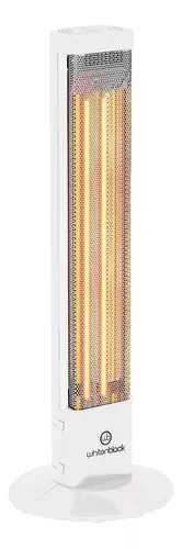 Estufa Cuarzo 1200W 2 Velas Whintenblack Vertical