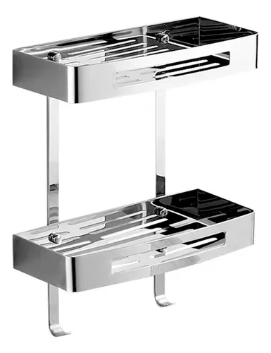 Organizador para Ducha Acero Inoxidable Gloa