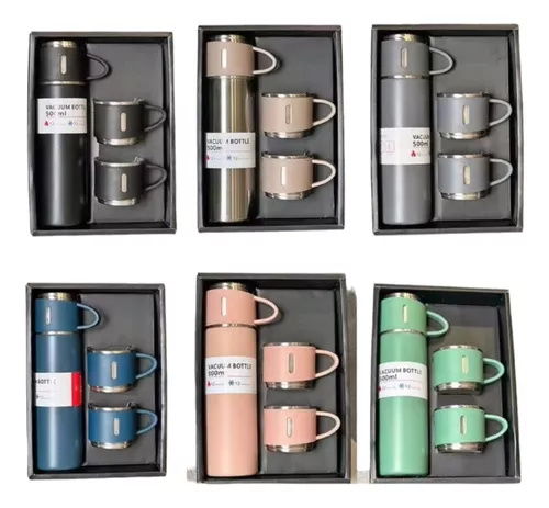Termo 500 Ml + Kit Tazas Stanley Vacuum