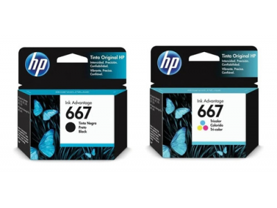 Cartucho Original HP 667 Negro o Color