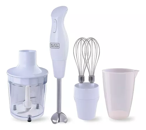 Minipimer 3 en 1 Black & Decker 500W HB1003WC-AR