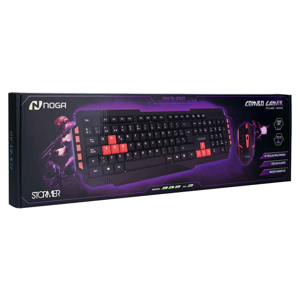 Teclado y Mouse Gamer NKB350 Noga