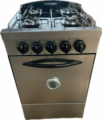 Cocina Peabody Acero Inoxidable Semi Industrial Con Reloj Multi Gas
